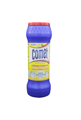 Чистящий порошок Comet Лимон с хлорином, Банка 475г