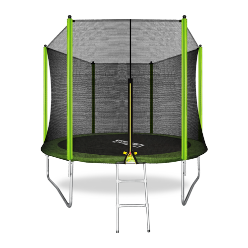 Батут ARLAND 10 ft outside с внешней страховочной сеткой и лестницей (Light green)