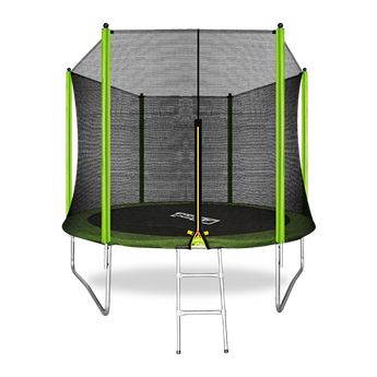 Батут Oxygen 10FT с внешней страховочной сеткой и лестницей (Light green)