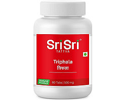 Трифала 60 таблеток, Sri Sri Tattva, аюрведическое средство для омоложения и очищения организма