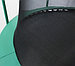 Батут ARLAND премиум 12FT с внутренней страховочной сеткой и лестницей (Dark green), фото 5