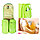 Органайзер для хранения косметики и аксессуаров складной подвесной Wosh bag зеленый, фото 10