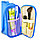 Органайзер для хранения косметики и аксессуаров складной подвесной Wosh bag синий, фото 8