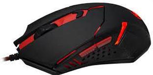 Мышь игровая Redragon Centrophorus черный+ красный