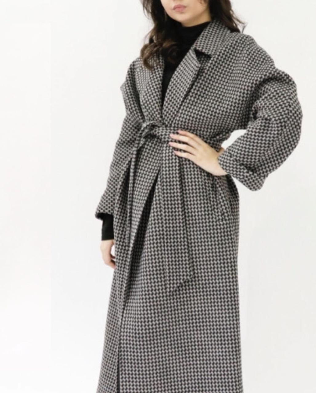 Женское пальто (гусиная лапка), фото 1
