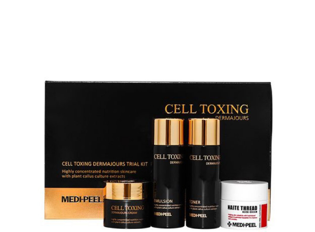 Восстанавлиающий набор для лица и шеи MEDI-PEEL CELL TOXING DERMAJOURS TRIAL KIT