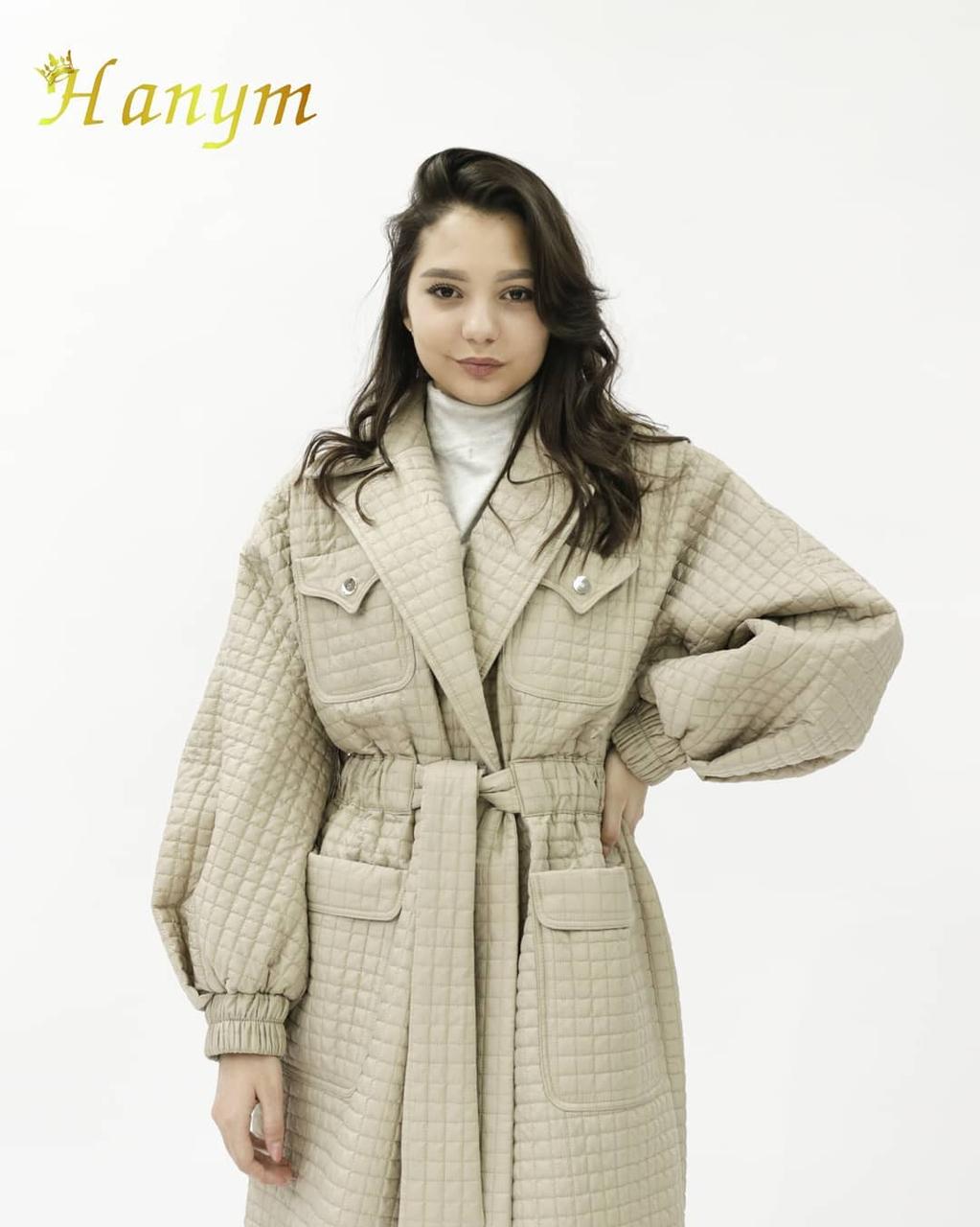 Женское пальто тренч (стеганное), фото 1