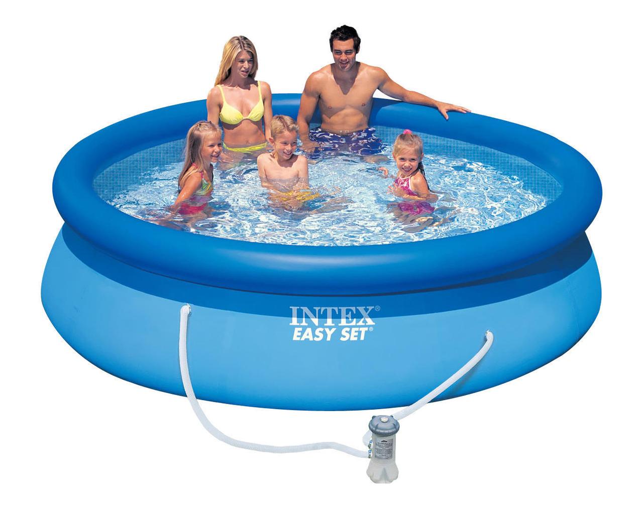 БАССЕЙН НАДУВНОЙ 305X76 СМ INTEX EASY SET POOL + ФИЛЬТР-НАСОС