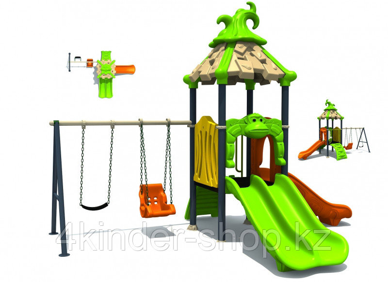 Игровой детский комплекс горка Джунгли - фото 1 - id-p88223350
