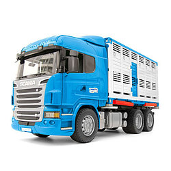 Фургон Scania для перевозки животных с коровой (подходит модуль со звуком и светом "H") 03-549