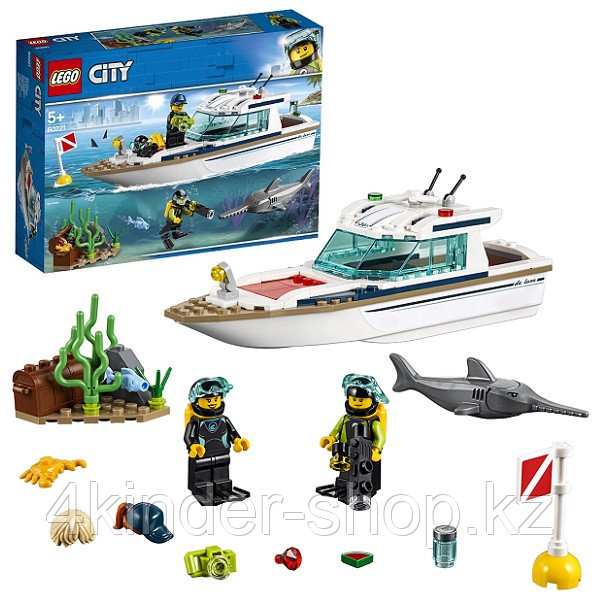 LEGO CITY Транспорт: Яхта для дайвинга - фото 1 - id-p88224069
