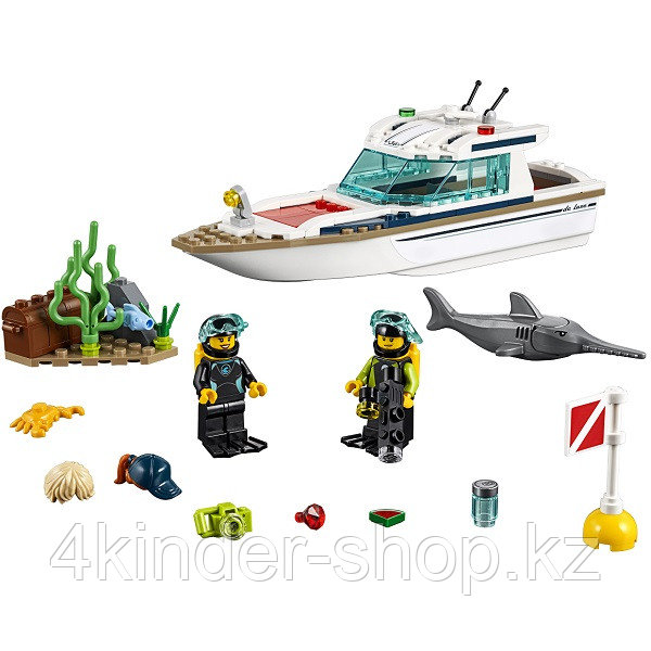 LEGO CITY Транспорт: Яхта для дайвинга - фото 3 - id-p88224069
