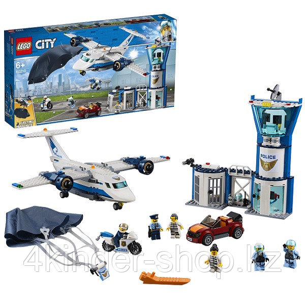 LEGO City 60210 Конструктор Лего Город Воздушная полиция: Авиабаза - фото 1 - id-p88224201