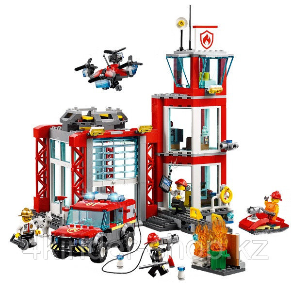 LEGO City 60215 Конструктор Лего Город Пожарные: Пожарное депо - фото 4 - id-p88224203