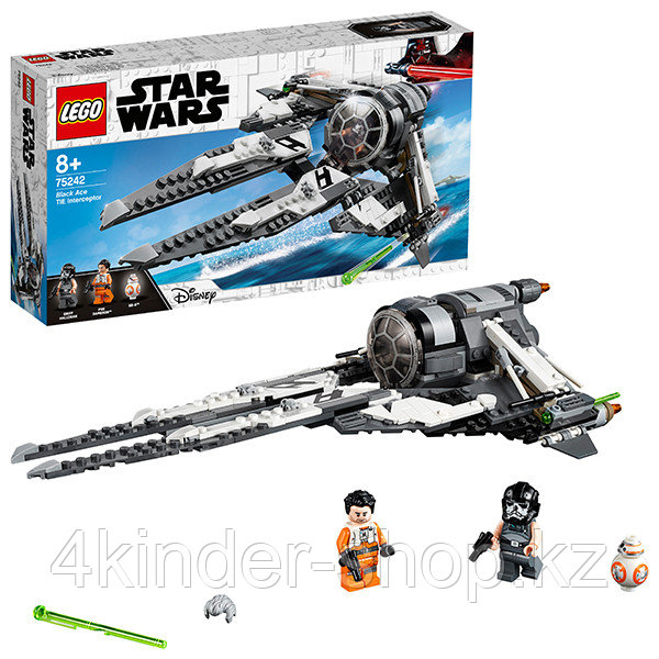 LEGO Star Wars 75242 Конструктор Лего Звездные Войны СИД Перехватчик Чёрный АС