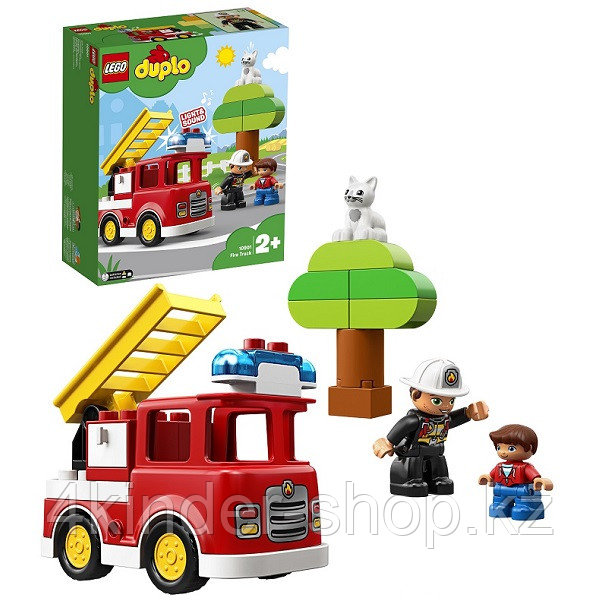 LEGO DUPLO 10901 Конструктор ЛЕГО ДУПЛО Пожарная машина - фото 1 - id-p88224376