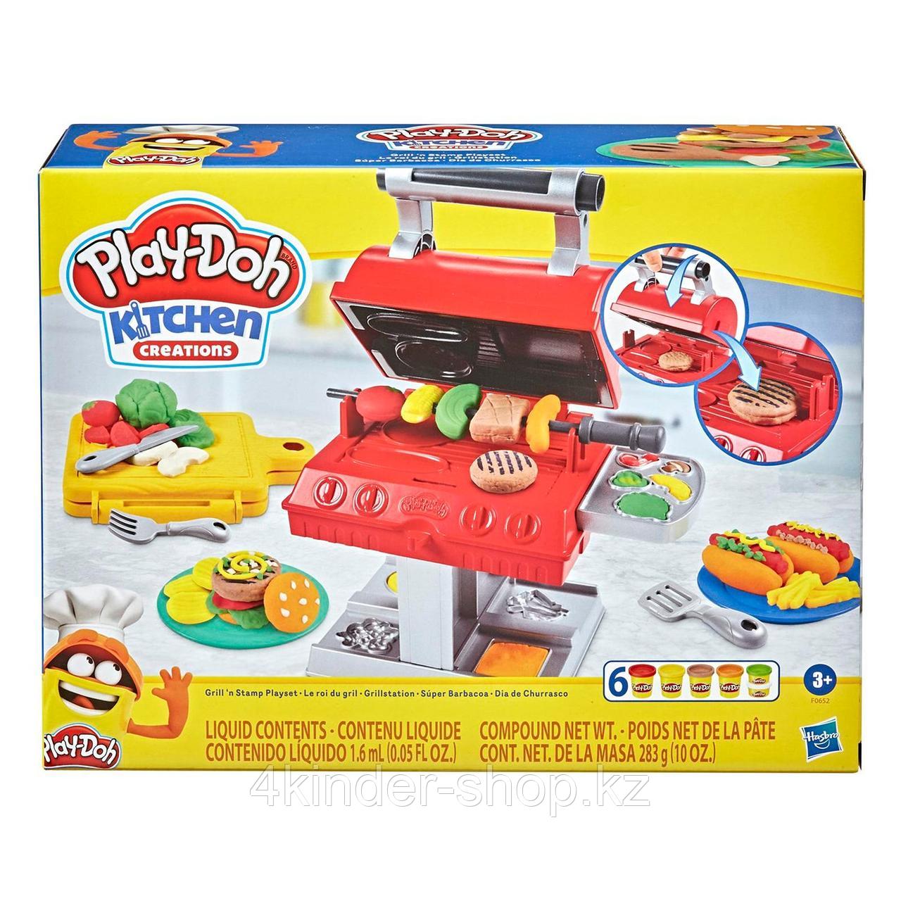 Набор игровой Play-Doh Гриль барбекю F06525L0 - фото 2 - id-p88225801