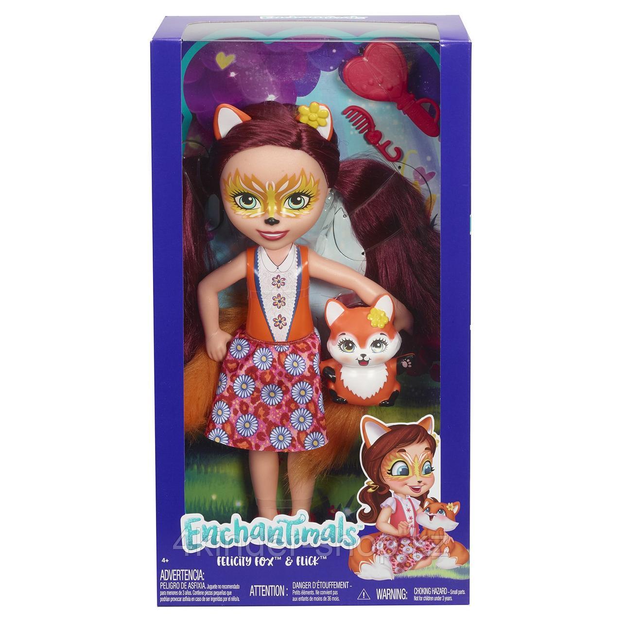 Кукла Enchantimals с любимой зверюшкой большая в ассортименте FRH51 - фото 5 - id-p88225806