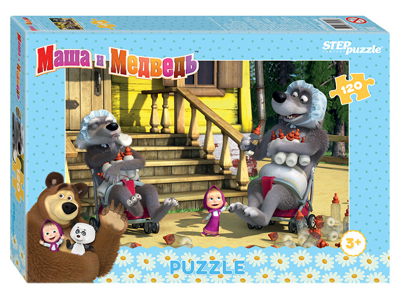 Мозаика "puzzle" 120 "Маша и Медведь - 2" (Анимаккорд) - фото 7 - id-p88226629