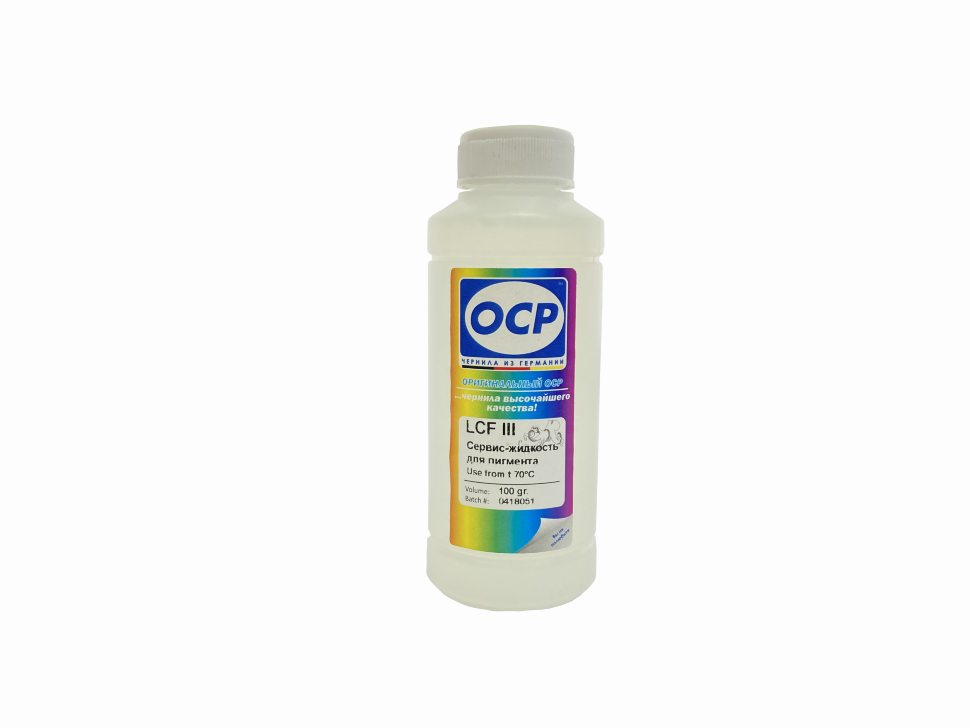 Жидкость сервисная OCP LCF III для промывки печатающих головок от пигмента 100мл