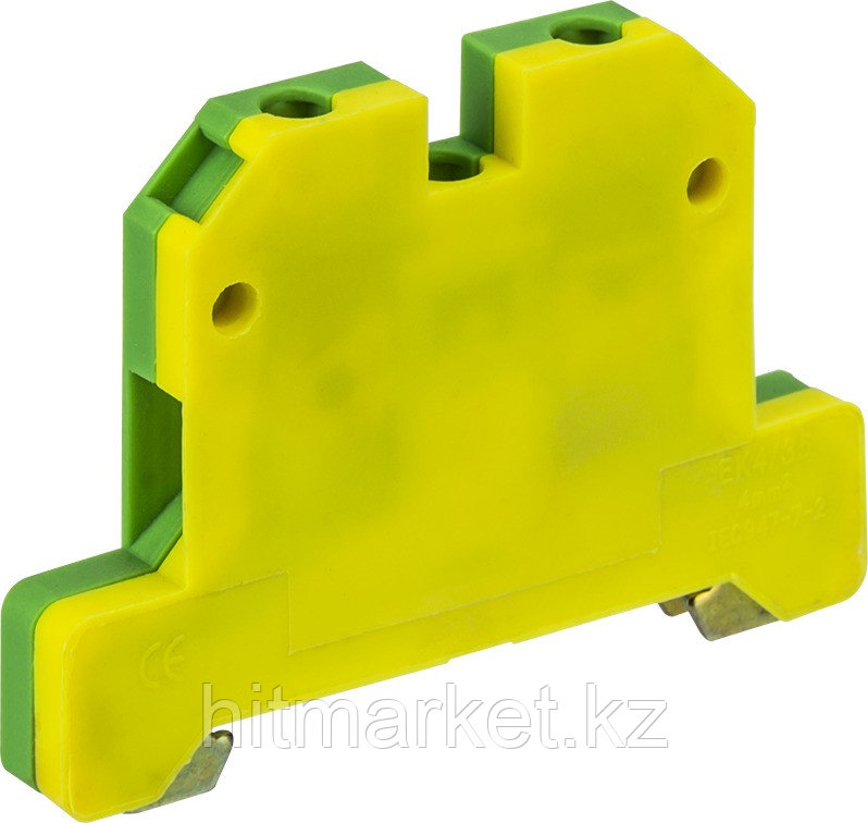 Зажим клеммный JXB ЕК 10мм/35 А желто-зеленый SH - фото 1 - id-p88211653