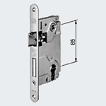 Замок врезной под евроцилиндр AGB В 01025.50.03 для деревянных дверей