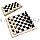 Мини Шахматы, шашки и нарды пластиковые 3 в 1 деревянная доска 21х20,7 см, фото 9