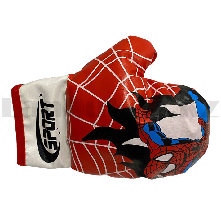 Детский боксерский набор лапа и перчатки с Человеком пауком Spider man Hong Fa - фото 5 - id-p88248072