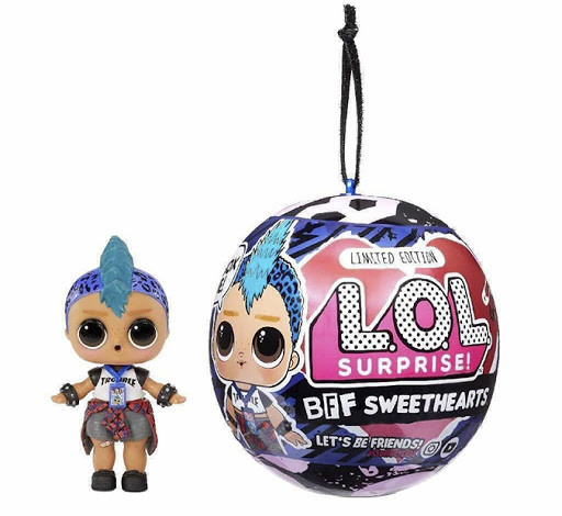 LOL Surprise Кукла ЛОЛ Мальчик Панк Бой в шарике, BFF Sweethearts Punk Boi Оригинал