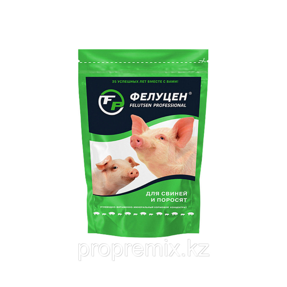 УВМКК Фелуцен С2-4 для молодняка и растущих свиней на откорме (гранулы, 3кг) - фото 1 - id-p88294986