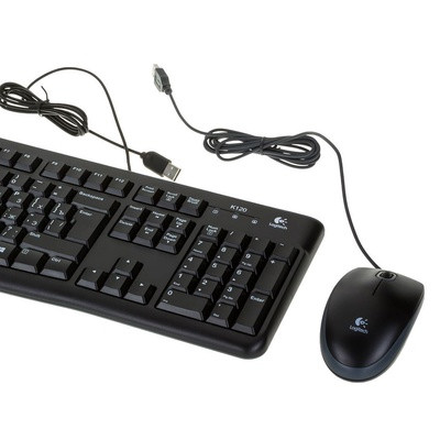 Комплект проводной клавиатура+ мышь Ritmix RKC-010 черный - фото 2 - id-p88295122