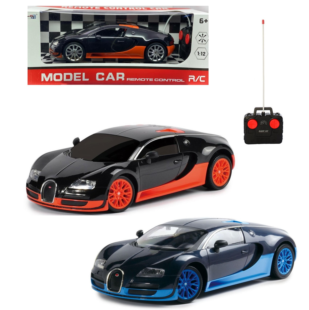 Радиоуправляемая машина KidzTech Bugatti 16.4 Super Sport с аккумулятором