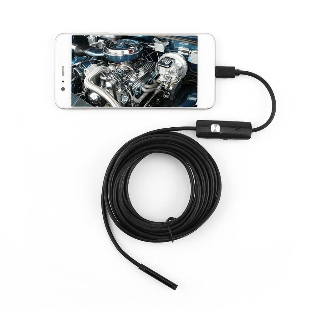 USB камера эндоскоп 5 метров, диагностика двигателя, камера для рыбалки. - фото 5 - id-p83136533