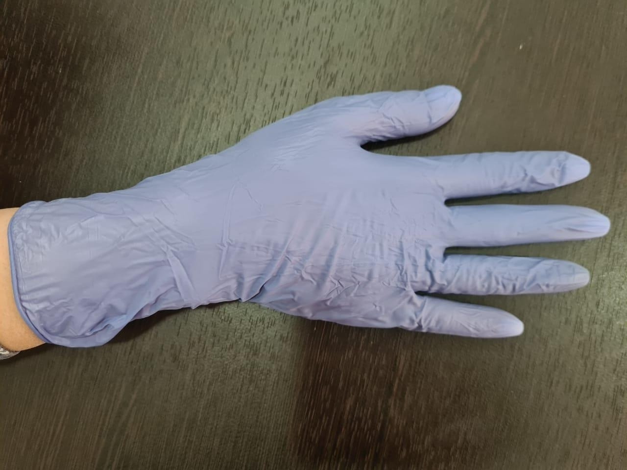 Перчатки витро-нитриловые нестерильные S.M.L размер - фото 1 - id-p8865818