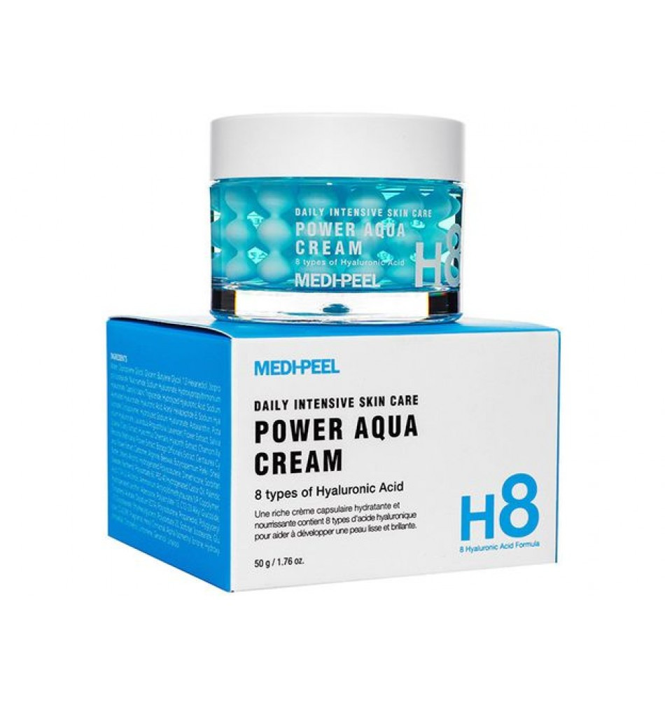 Medi-peel Power Aqua Cream. Капсульный крем в шариках для интенсивного увлажнения кожи