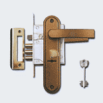 Замок врезной ПРО-САМ ЗВ9-8М