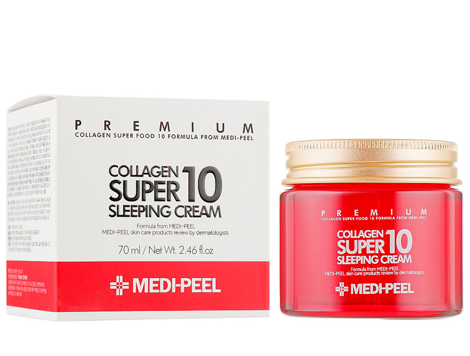 MEDI-PEEL Крем для лица ночной омолаживающий с коллагеном Collagen Super10 Sleeping Cream