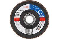 Металлға арналған жапырақшалы шеңбер 125мм K40 Prof / BOSCH, Flap Disc 125mm K40 Prof for metal