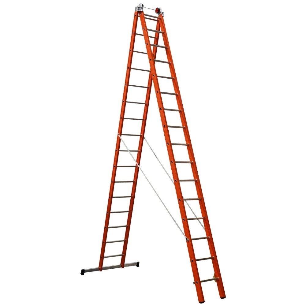 Лестница двойная, многоцелевая 2х16 / Ladder, double part multi purpose fiber 2x16 rungs, FS9-V2, - фото 1 - id-p81402540