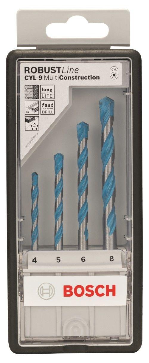 Комплект, сверел 4шт / BOSCH, Drill bit set, 4pcs - фото 1 - id-p88303078