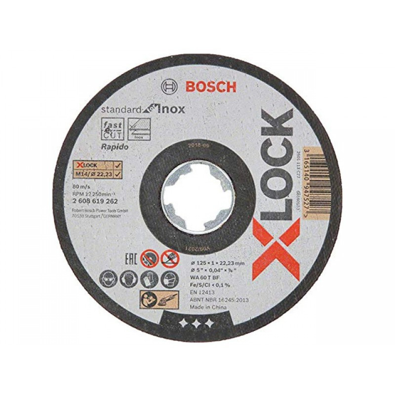 X-LOCK отрезной диск 125x1 Stand.f.INOX / BOSCH, X-LOCK cutting disc 125x1 Stand.f.INOX - фото 1 - id-p88303098