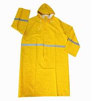 Дождевик из ПВХ, L, желтый / Rain coat, PVC, L, yellow