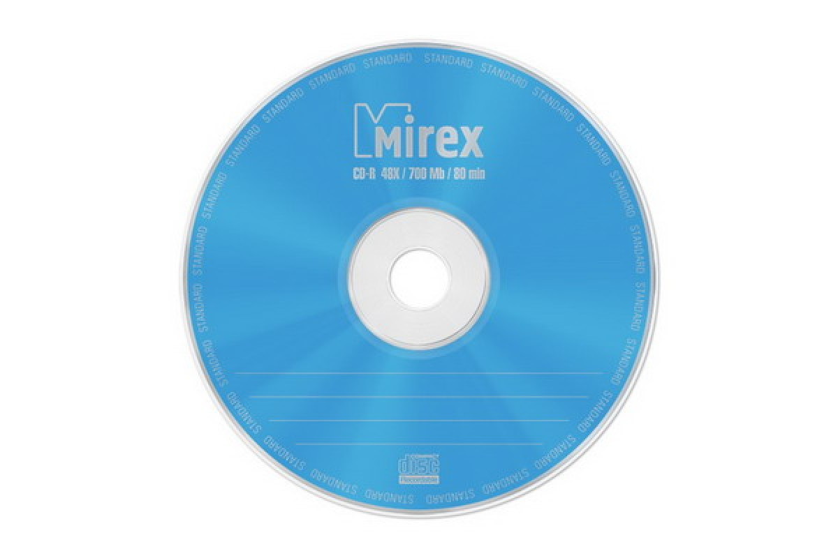 Диск CD-R Mirex STANDARD 700 Мб 48х