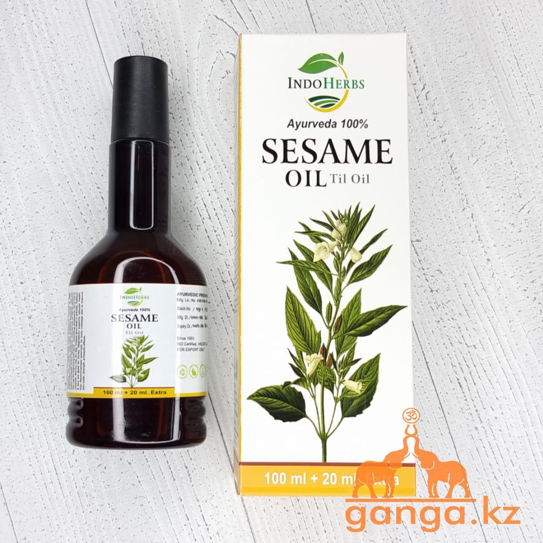 Кунжутное масло (Sesame oil  INDOHERBS), 120 мл