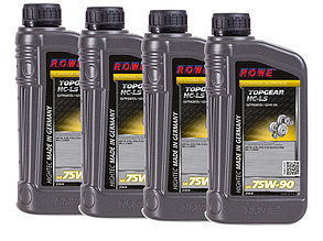 Трансмиссионное масло ROWE HIGHTEC TOPGEAR SAE 75W-90 HC-LS, 4 литра (4 x 1L)