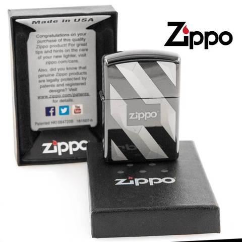 Зажигалка бензиновая ZIPPO (3D зебра на серебре) - фото 1 - id-p88304683