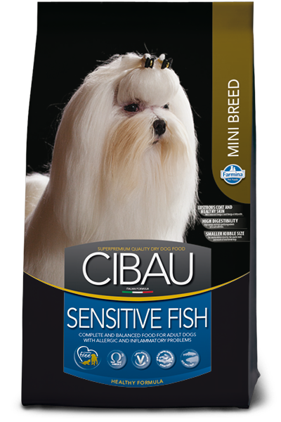 Sensitive Mini для собак мелких пород с рыбой, Cibau, уп. 800гр.