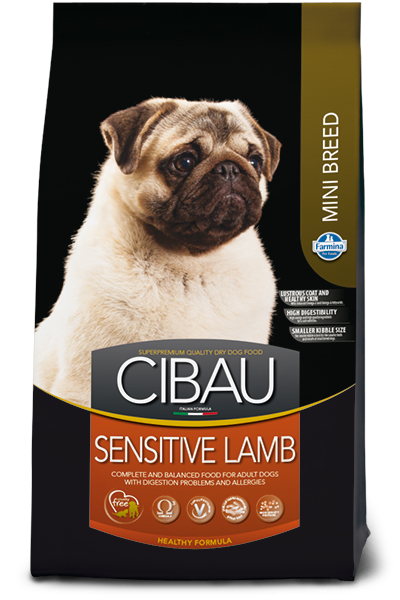 Sensitive Mini для собак мелких пород с ягненком, Cibau, уп. 800гр.
