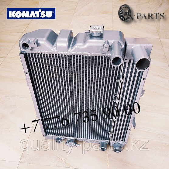 Радиатор для экскаватора погрузчика (Коматсу) Komatsu WB93S, WB93R, WB97S, WB97R.