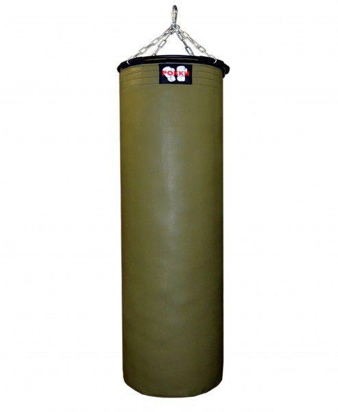 Боксерский мешок двойной тент хаки Рокки (размер в ассортименте) (Высота 100 см, Диаметр 40 см, Вес 40 кг) - фото 1 - id-p69192427